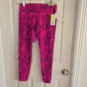 All in Motion Pink Patterned Kids Leggings